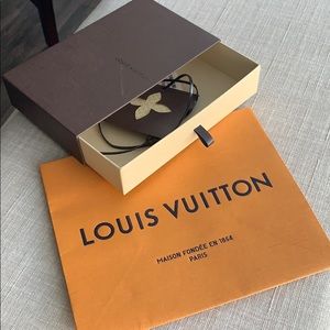 Louis Vuitton gift box and bag